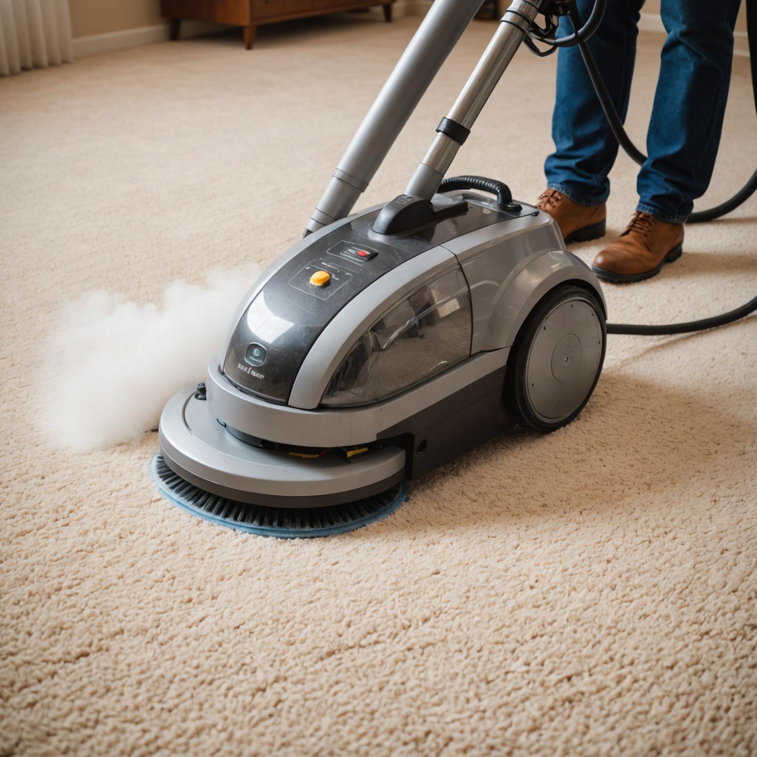 Professional carpet steam cleaning